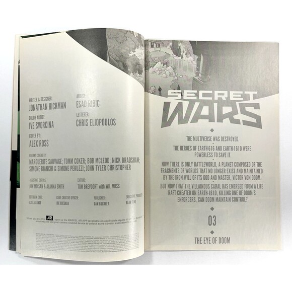 Secret Wars #3 by Johnathan Hickman Marvel Comics 2015 Comic Book - Picture 6 of 8